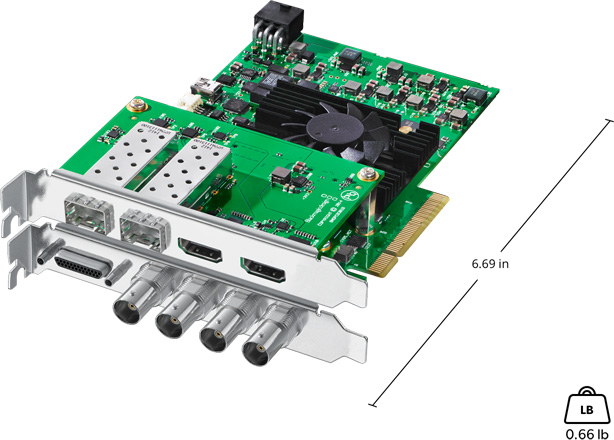 Sotel  Blackmagic Design BM-BDLKDVQDHDMI4K carte d'acquisition