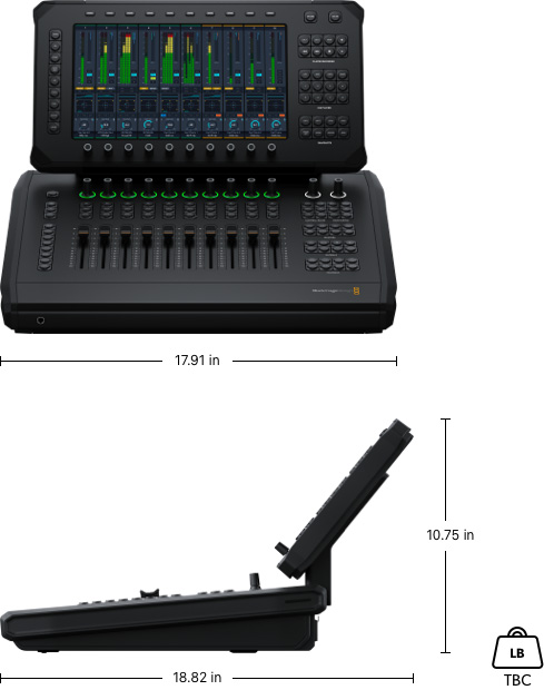 Аудиопанель Fairlight Live 10 Аудиопанель Fairlight Live 10
