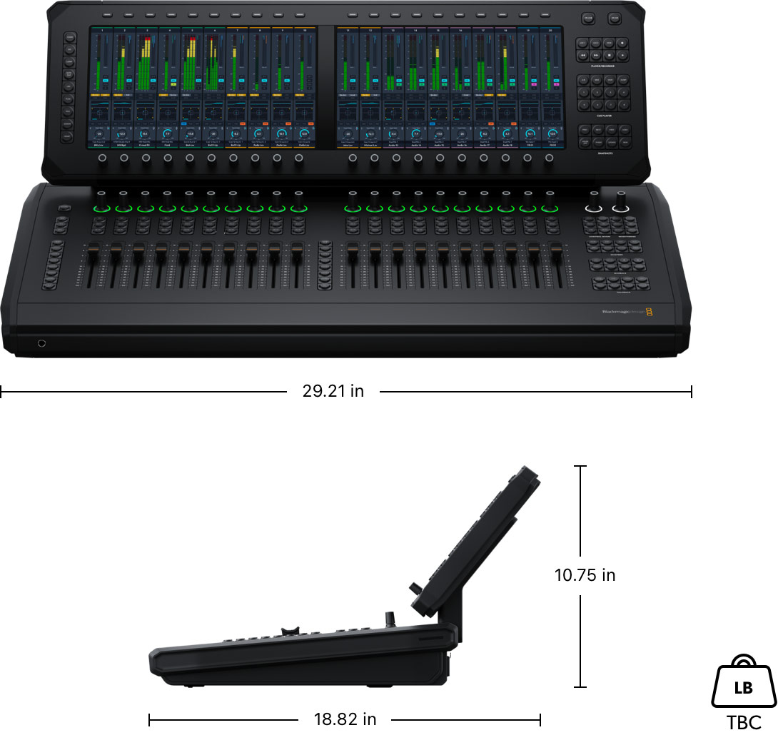 Fairlight Live – Tech Specs | Blackmagic Design