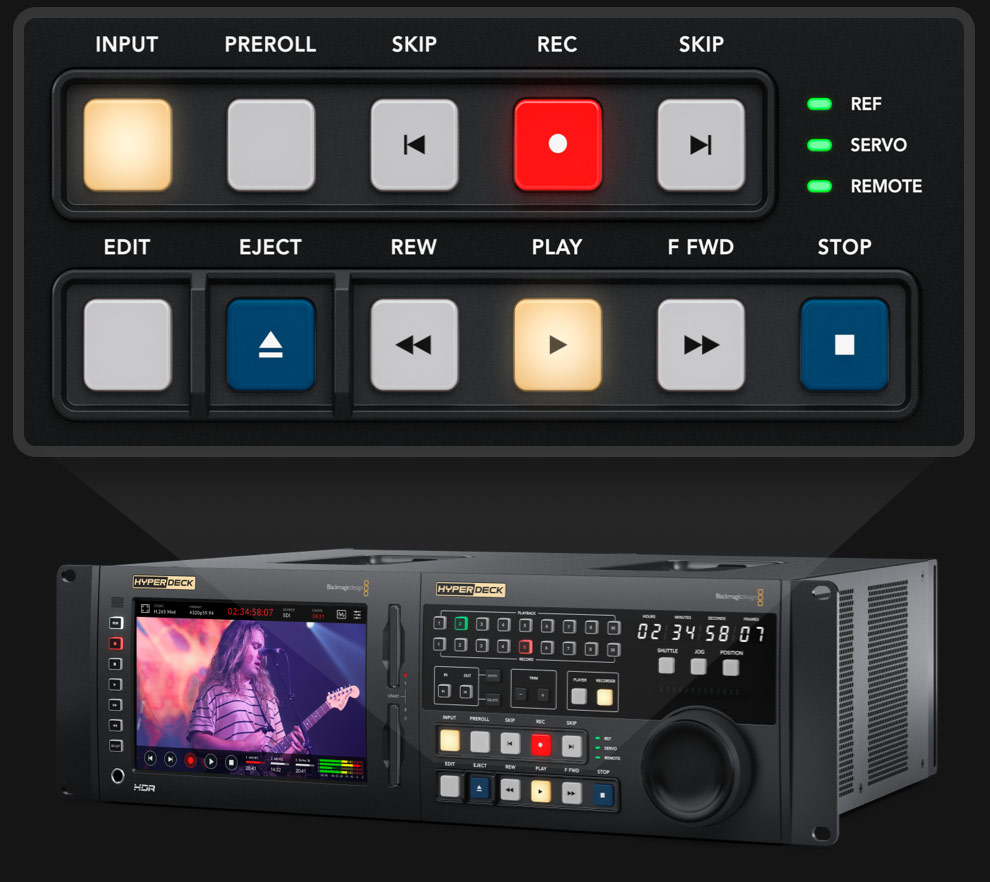 HyperDeck Extreme – Control | Blackmagic Design