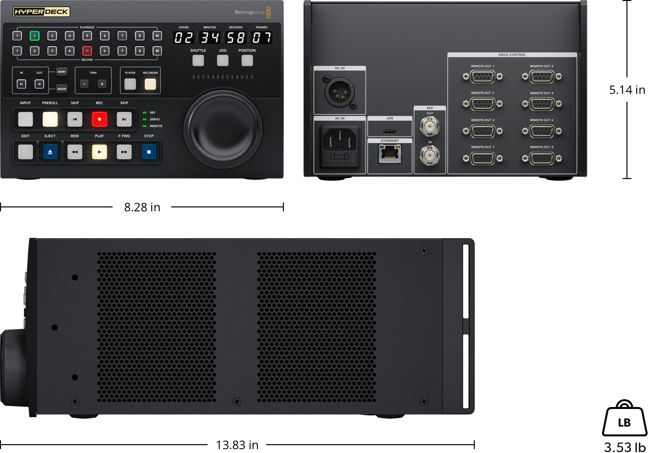 HyperDeck Extreme – Tech Specs | Blackmagic Design