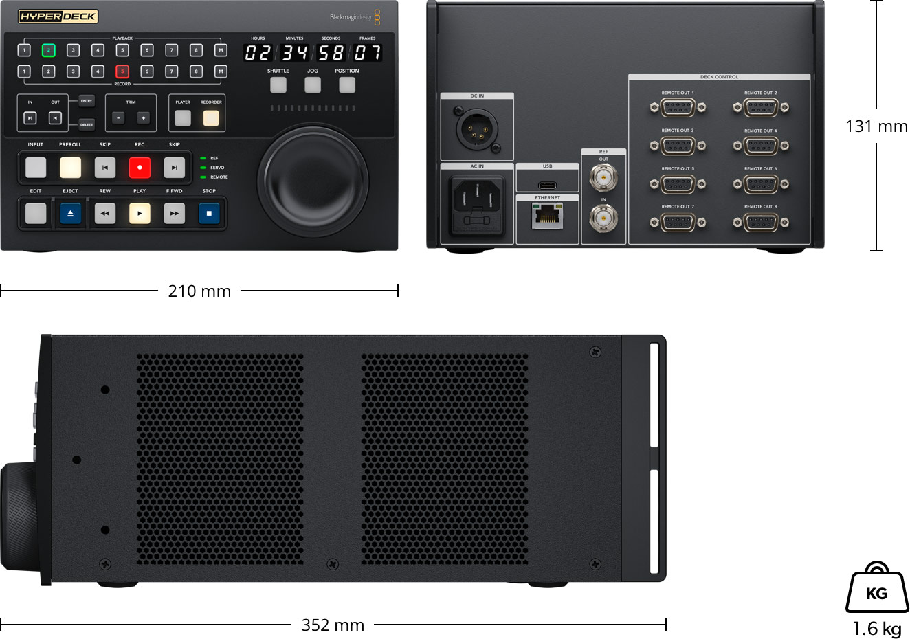 Blackmagic HyperDeck Extreme Control - Broadmedia