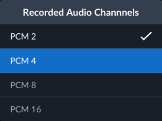 Record Audio Channels