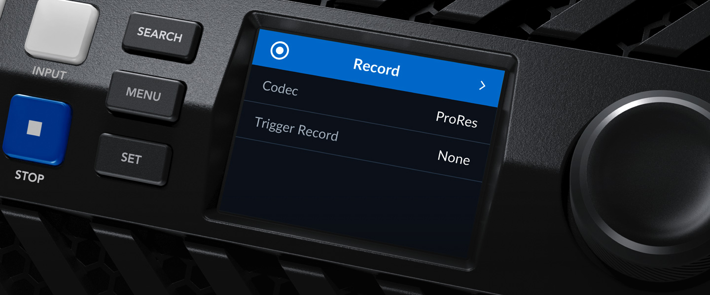 Record and Monitor Menus