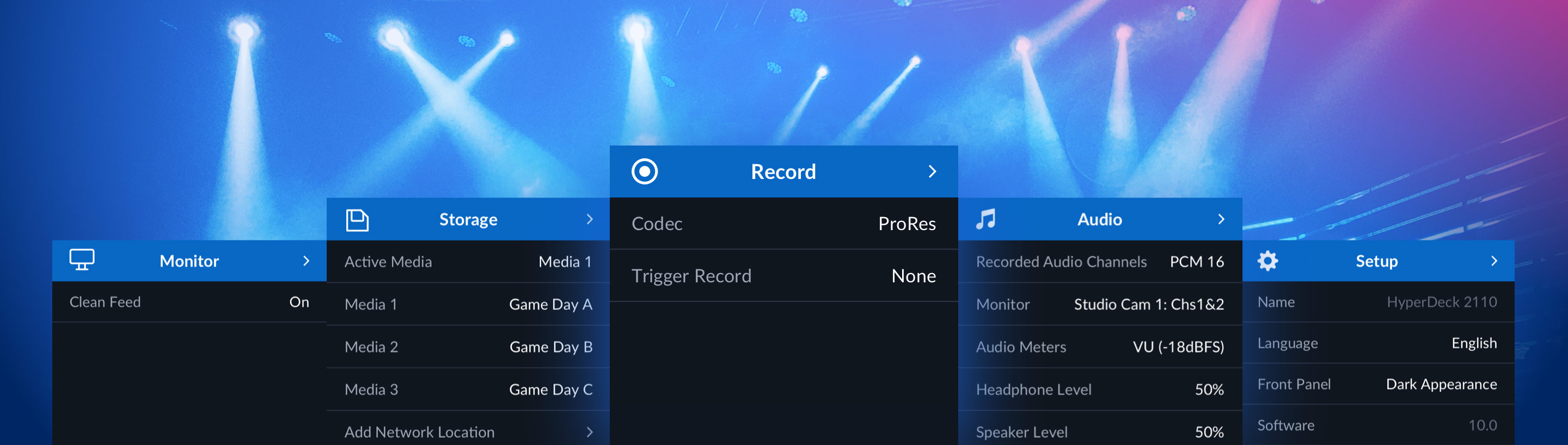 HyperDeck ISO Recorder 100G – Blackmagic OS | Blackmagic Design
