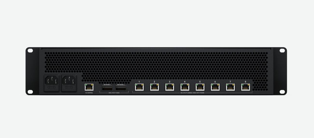 Blackmagic StudioBridge 10G PWR Rear