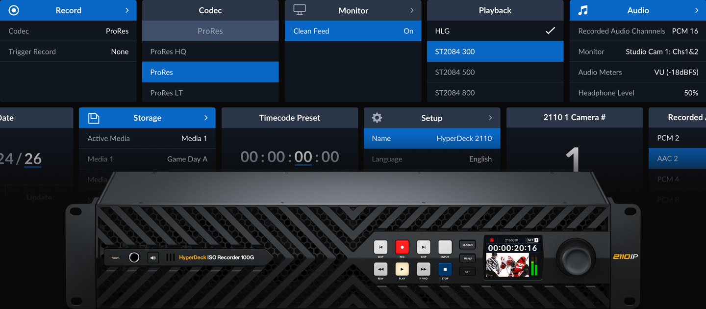 Includes the Power of Blackmagic OS
