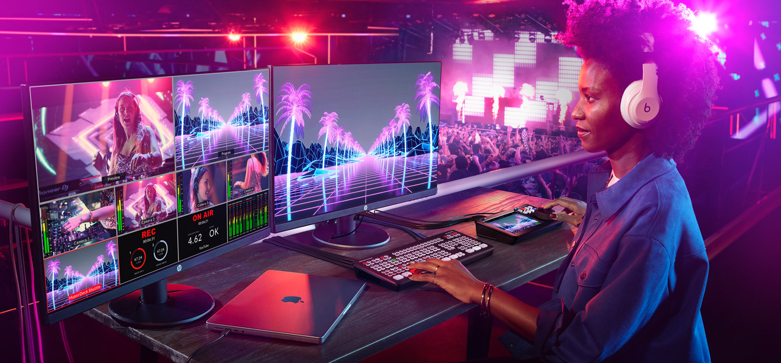 HyperDeck 直播製作備援錄製