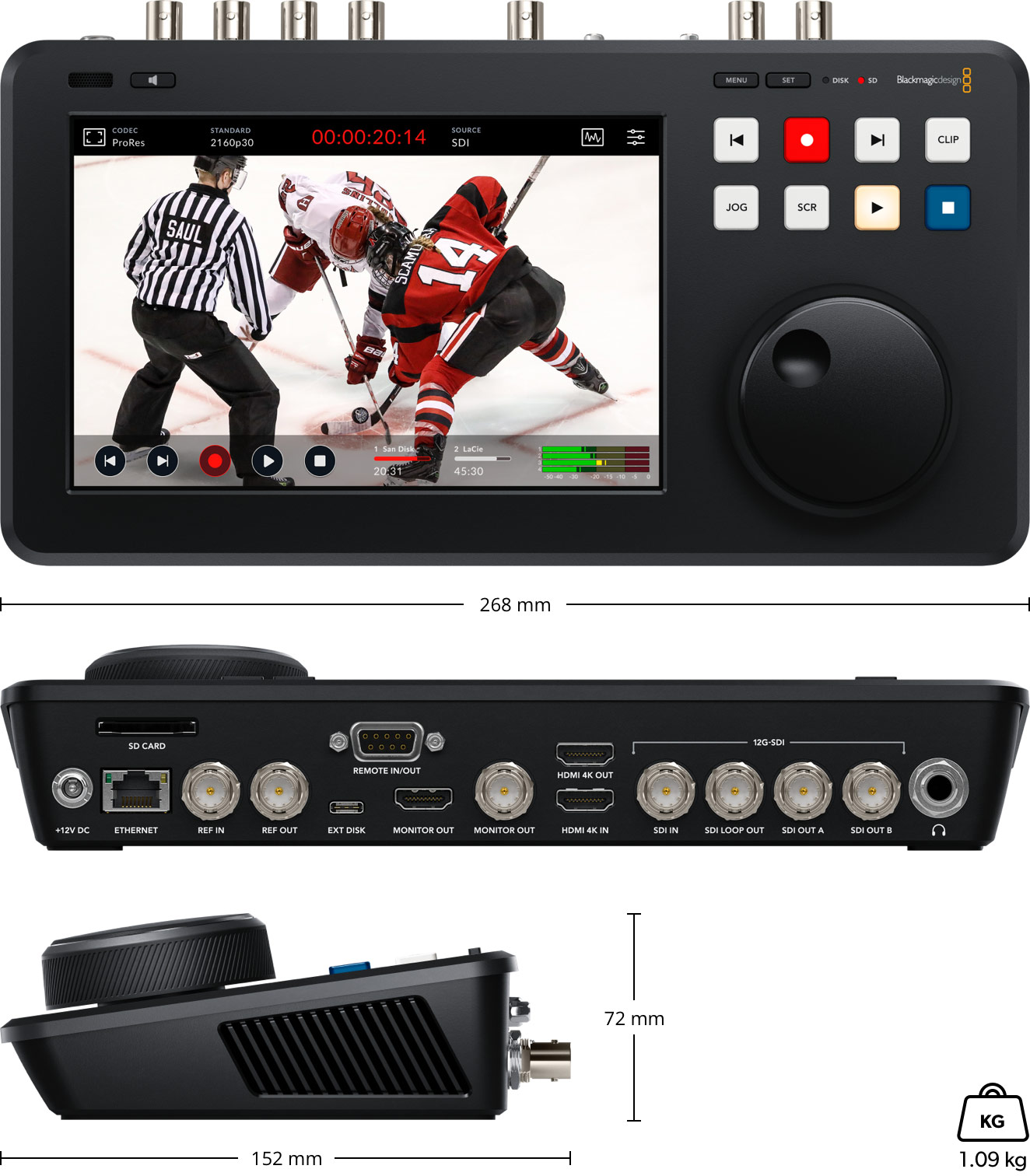 HyperDeck Shuttle – 仕様 | Blackmagic Design