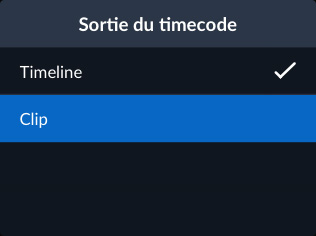 Timecode Output