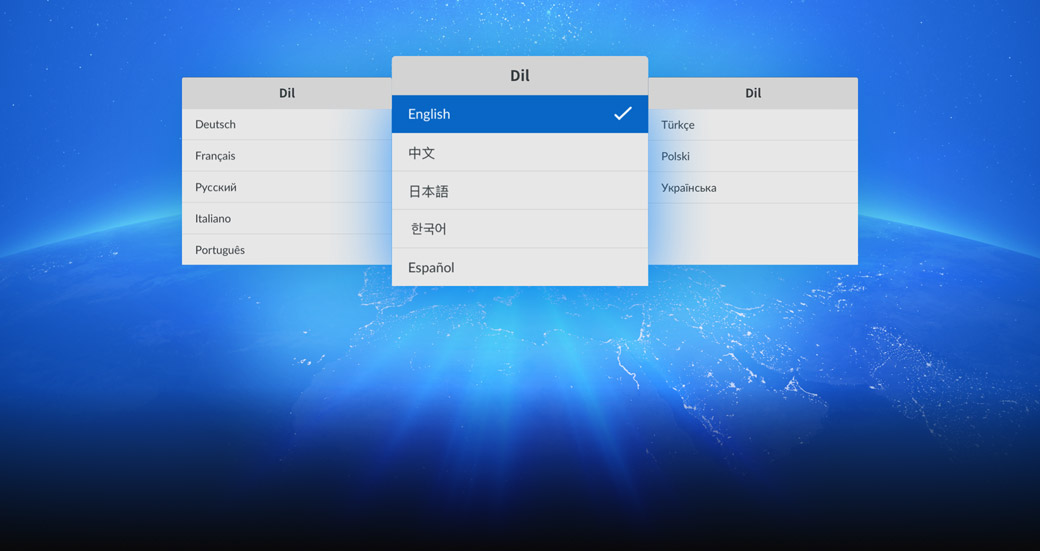 Localized for 13 Popular Languages