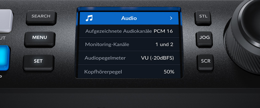 Audio Dark Menu