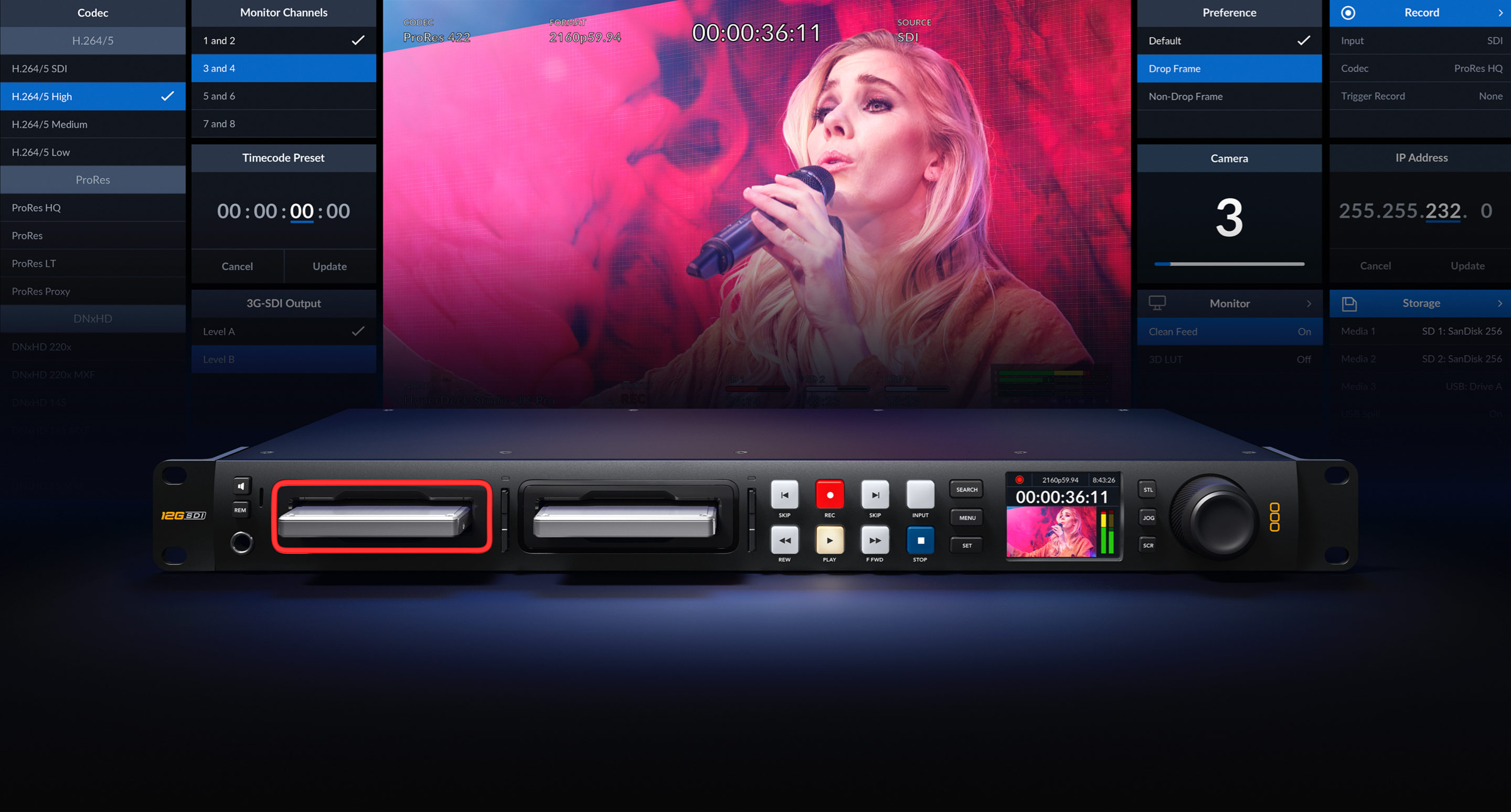 HyperDeck 多機同步錄製