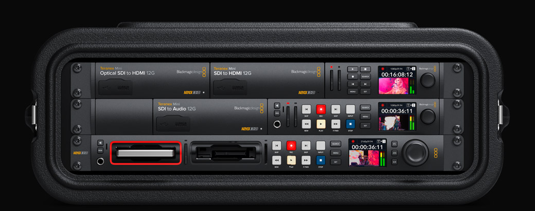 Lecteur Enregistreur vidéo Blackmagic HyperDeck Studio HD Mini 1080p