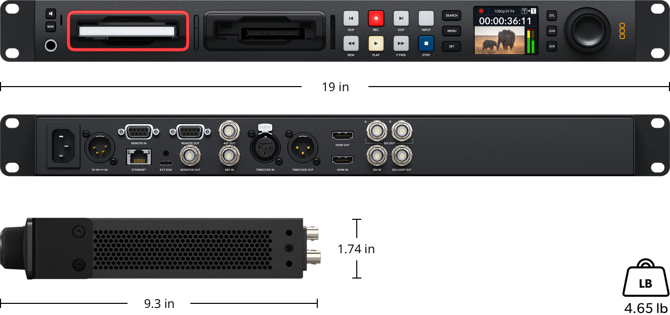 HyperDeck Studio – Tech Specs | Blackmagic Design
