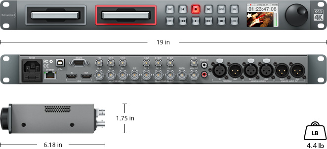 Blackmagic HyperDeck Studio Pro 2