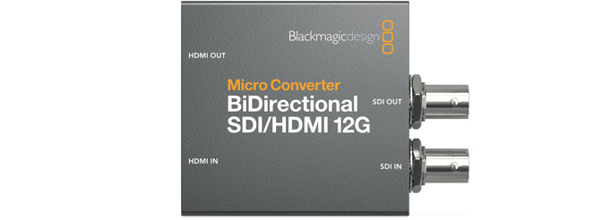 Micro Converter BiDirectional SDI/HDMI 12G wPSU