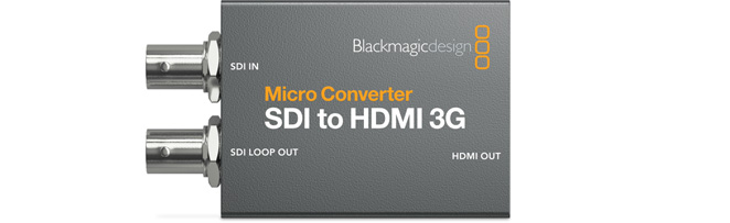 Blackmagic Micro Converter HDMI To SDI up to 3G 1080/60p 