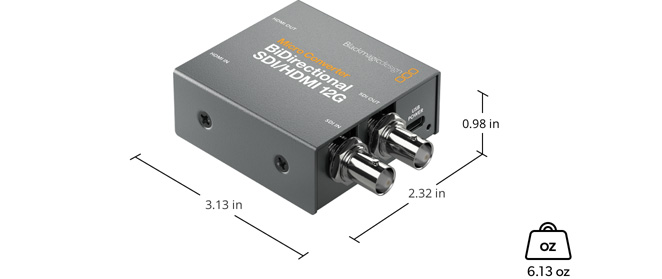 Micro Converter BiDirectional SDI/HDMI 12G