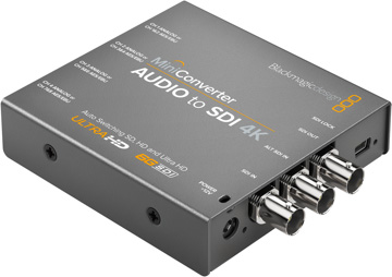 Mini Converter Audio to SDI 4K