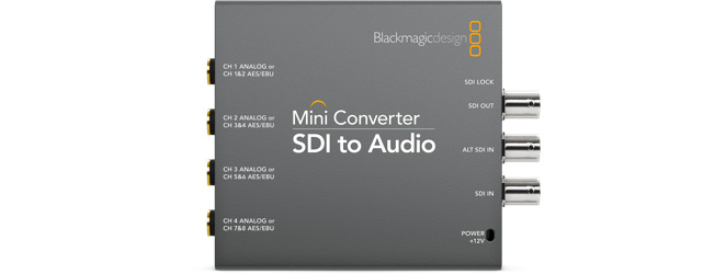 Mini Converter SDI to Audio