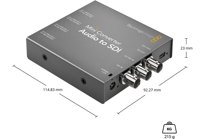 Mini Converter Audio to SDI