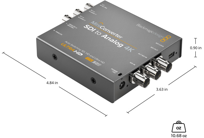 Mini Converter SDI to Analog 4K