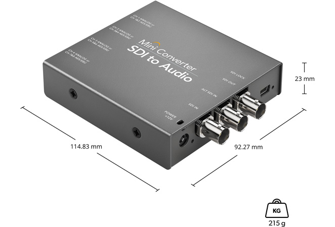 Mini Converter SDI to Audio