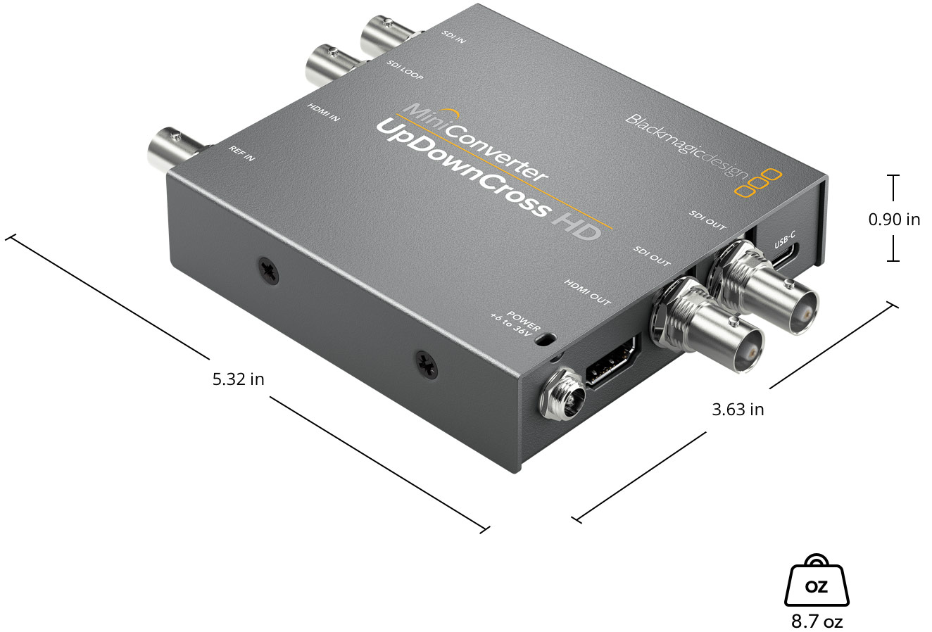 Blackmagic Mini Converter UpDownCross HD Converter UpDownCross 190