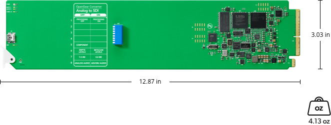 OpenGear Converter Analog to SDI