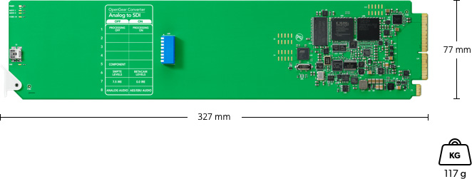 OpenGear Converter Analog to SDI