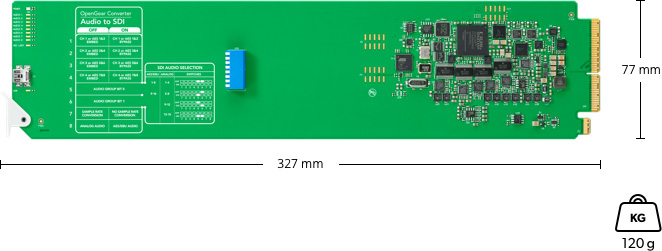 OpenGear Converter Audio to SDI