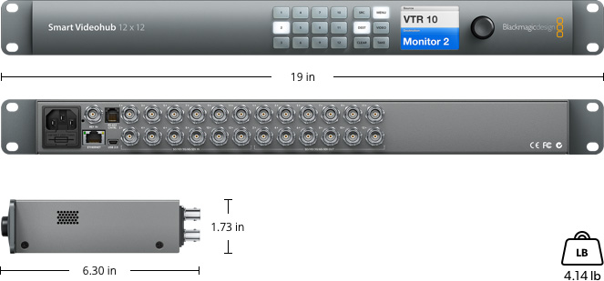 Smart Videohub 12x12