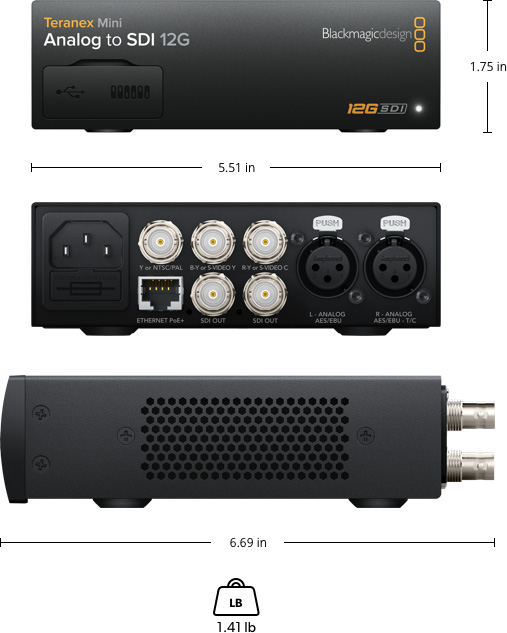 Teranex Mini Analog to SDI 12G