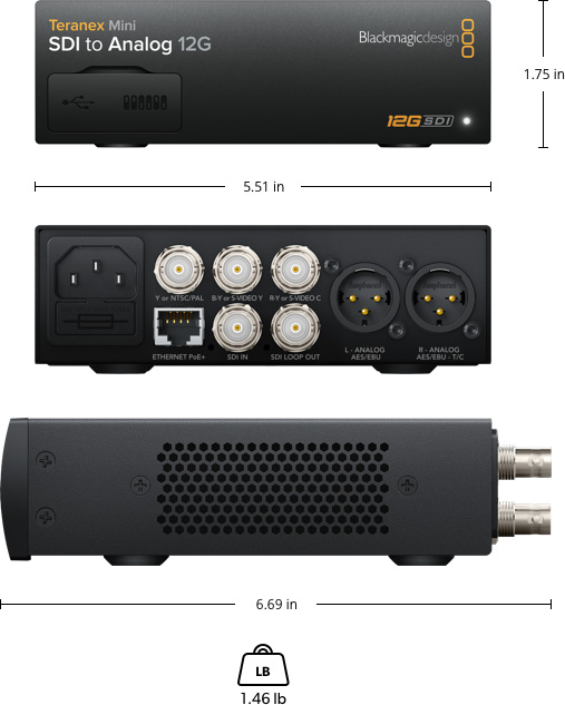 Teranex Mini SDI to Analog 12G