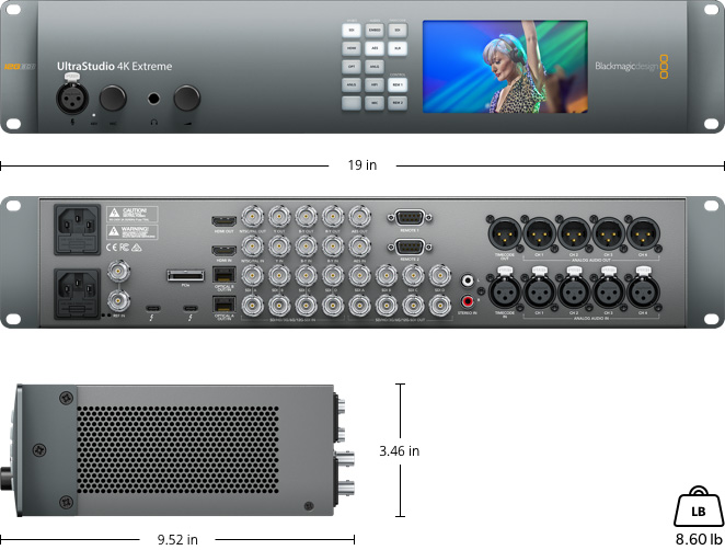 Blackmagic Ultrastudio 4k (Blackmagic UltraStudio, högsta möjliga, inspelning uppspelning, mängd olika) Blackmagic Ultrastudio 4k