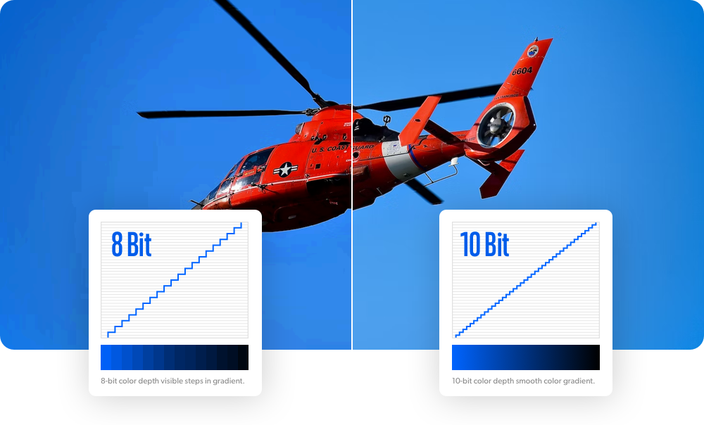 Get True 10-Bit Broadcast Video Quality