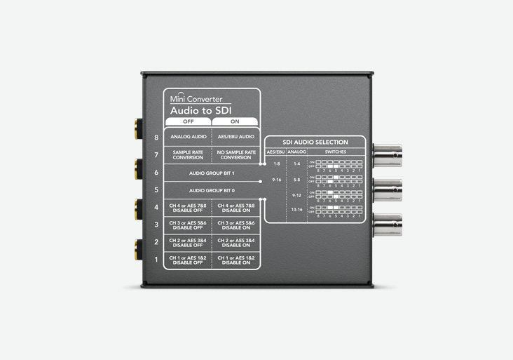 Mini Converter Audio to SDI | ストア Blackmagic Design