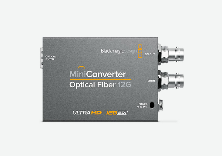 Mini Converter Optical Fiber 12G | ストア Blackmagic Design