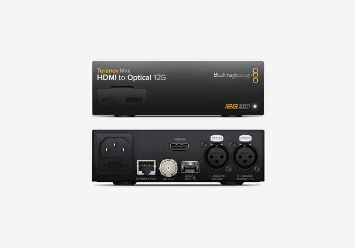 Teranex Mini HDMI to Optical 12G | ストア Blackmagic Design