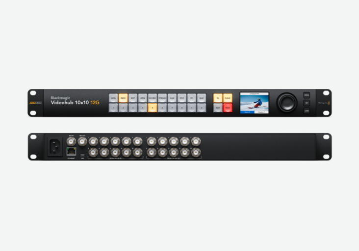 Blackmagic Videohub 10x10 12G | ストア Blackmagic Design