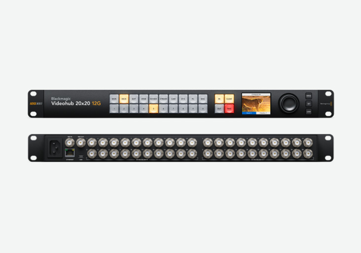 Blackmagic Videohub 20x20 12G | ストア Blackmagic Design