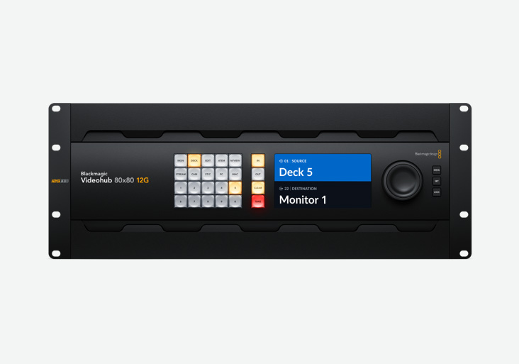 Blackmagic Videohub 80x80 12G | ストア Blackmagic Design